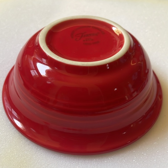Scarlet Red Fiesta Fiestaware Homer Laughlin Salsa Fruit Bowl 5” - Picture 4 of 7